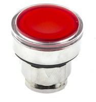 Pogas galva 22mm, ar atsperi, caurspīdīga sarkana, ZB4BW343 Schneider Electric