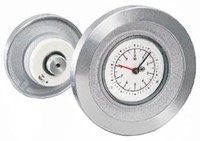   Handwheel with position indicator type HKF12-C-OG-6,8-OP-OK-10-i-1-MN-N10-C1 lacquered, pre-drilled, clockwise increasing, scale 0...10