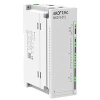 MK210-311, I/O Module Modbus TCP/Ethernet, 12DI: switch contacts (24 V DC external power supply), NPN/PNP sensors 4 DO: relays (NO), 5 A at 250 VAC, cos > 0.4 or 3 A at 30 VDC