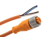 Konektors ar kabeli DOL-1204-G02M, M12, 4-PIN, taisns, mamma, kabelis 2m, IP67, 6009382 Sick