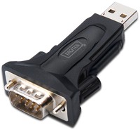 USB2.0-RS485 Adapteris, USB 2.0, D-Sub 9pin plug, USB-A plug, 0.8m, DA-70157, DA-70157 Digitus