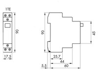 Remote switch, 1 N/O, 48VAC/24DC, LQ611048-- Schrack Technik