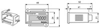 Tahometrs, 3 VDC baterija, 7-simboli, LCD, LR7N-S1 Autonics