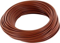 Wire, 0,5mm2, H05V-K, coil 100m, brown, XC01040103 Schrack Technik