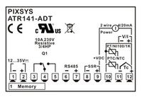 Temperatūras kontrolieris 12-35V DC, RS-485, ATR141-ADT PIXSYS