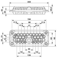 Sealing membrane Multigate MC35/37 IP67, 35 x d5-26mm, 400 Morek