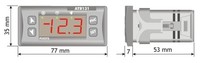Termoregulators 24VAC, NTC-10K, 1 releja izeja, -40…50°C, ATR131-1A Pixsys