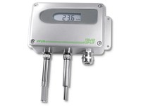 EE220 Humidity and Temperature Transmitter with Interchangeable Probes. Range -40 °C up to 80 °C, ACCURACY ±2% RH / ±0.1 °C (±0.36 °F), OUTPUT 0-1/10 V or 4-20 mA, 24 V ac/dc