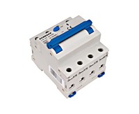 Residual current breaker with overcurrent protection (RCBO), 40A, 3P+N, 6kA, AK667840 Schrack Technik