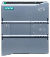 SIMATIC S7-1200, CPU 1211C, COMPACT CPU, DC/DC/DC, ONBOARD I/O: 6 DI 24V DC; 4 DO 24 V DC; 2 AI 0 - 10V DC, POWER SUPPLY: DC 20.4 - 28.8 V DC, PROGRAM/DATA MEMORY: 50 KB NOTE: !!V13 SP1 PORTAL SOFTWARE IS REQUIRED TO PROGRAM!!