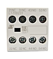 Auxiliary contact for contacter size 0-1, 2 NO 2 NC, LTZ0D222-- Schrack Technik