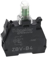 LED indikācijas bloks sarkans, 24VAC/DC, ZBVB4 Schneider Electric