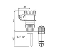 Anacont LED-111-2M Do transmiter
20ppm; 4-20mA; 1 1/2'' BSP / PP
