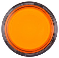 Pogas galva 22mm, ar atsperi, caurspīdīga oranža, ZB5AW353 Schneider Electric