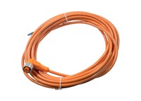 Konektors ar kabeli DOL-1204-W05M, M12, 5-PIN, leņķiskais, mamma, kabelis 5m, IP67, 6009867 Sick