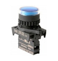 LED lampiņa zila, 100...220 VAC, 22mm, L2RR-L3BL Autonics