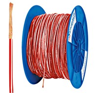 PVC Insulated Single Core Wire H07V-K 1.5mmý red/white(coil)