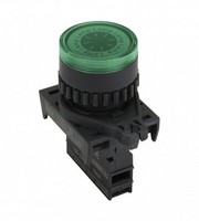 Pogas komplekts 22mm, ar atsperi NO, zaļa, ar LED apgaismojumu S2PR-P3GAL Autonics Corparation