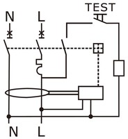 Выключатель дифференциального тока (RCBO), 16A, 1P+N, 6kA, AI617516 Schrack Technik