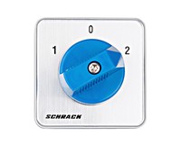 CAM switch 3 positions (1-0-2), 20A, blue, IN026120 Schrack Technik