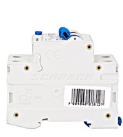 Residual current breaker with overcurrent protection (RCBO), 16A, 1P+N, 6kA, AK667616 Schrack Technik