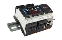 DIN RAIL CONTROLLER MULTISETPOINT 4+5 digit 1AI-1AO-2DI-2DO-3 RELAYS RS485, DRR244-13ABC-T Pixsys