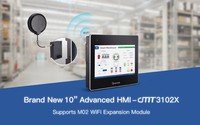 Weintek HMI Advanced cMT-3102X 10,1'' TFT, 1024x600px, A17 1,6GHz, USB, 2x ETH. 4GB Flash, 1GB RAM. WiFi optional