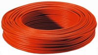 Wire, 0,5mm2, H05V-K, coil 100m, orange, XC01040108 Schrack Technik
