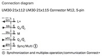 UM30-211112 ultrask.sens., 30..250mm, 350mm, DC 9..30V, OUT<2*200mA