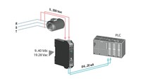 Z202 AC Voltage (500 Vac) to DC current/voltage isolator/converter ; Barošana 19..40 Vdc - 19..28 Vac